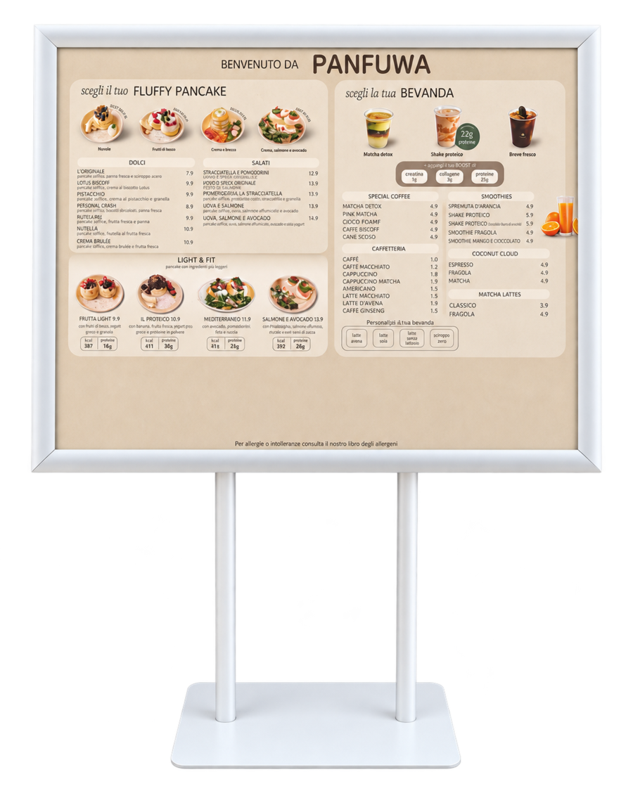 Il menu di Panfuwa