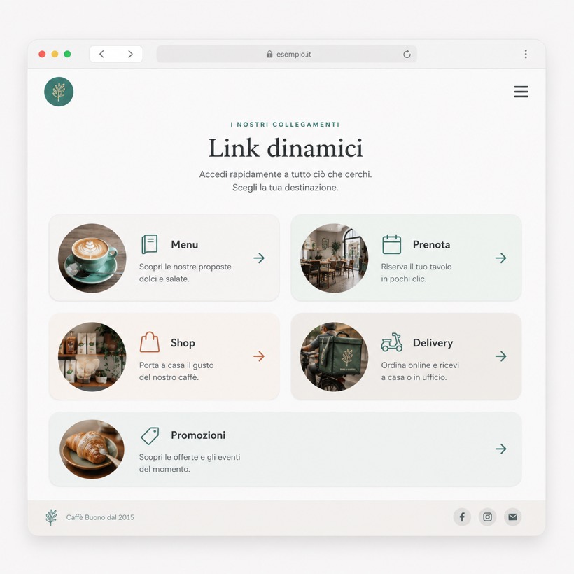 Esempio: link dinamici